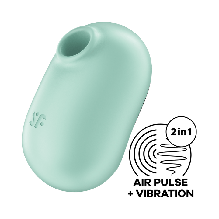 Satisfyer Pro To Go 2 Air Pulse Clitoral Vibrator in Mint