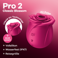 Satisfyer Pro 2 Classic Blossom Rose Air Pulse Vibrator