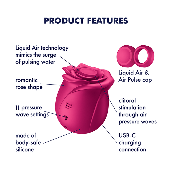 Satisfyer Pro 2 Classic Blossom Rose Air Pulse Vibrator