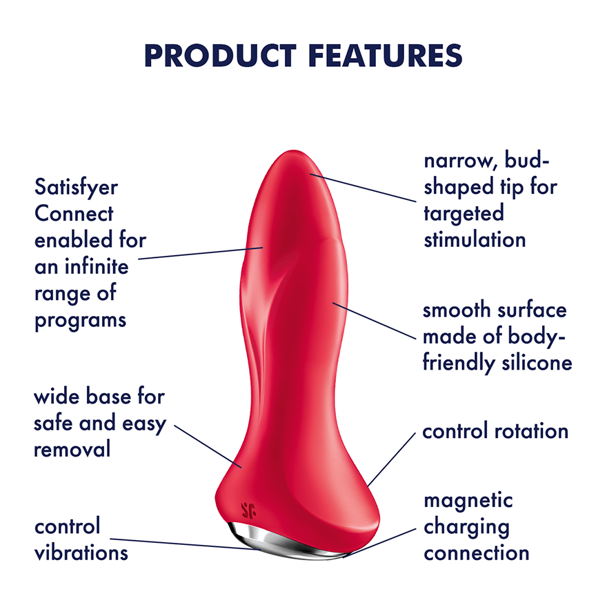 Satisfyer Rotator Plug 1+ Connect App Rotating Anal Vibrator