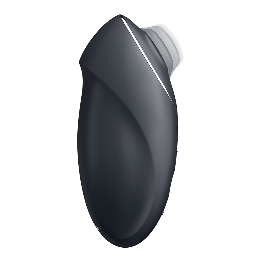 Satisfyer Tap &amp; Climax 1 Tapping Lay-On Clitoral Vibrator in Grey