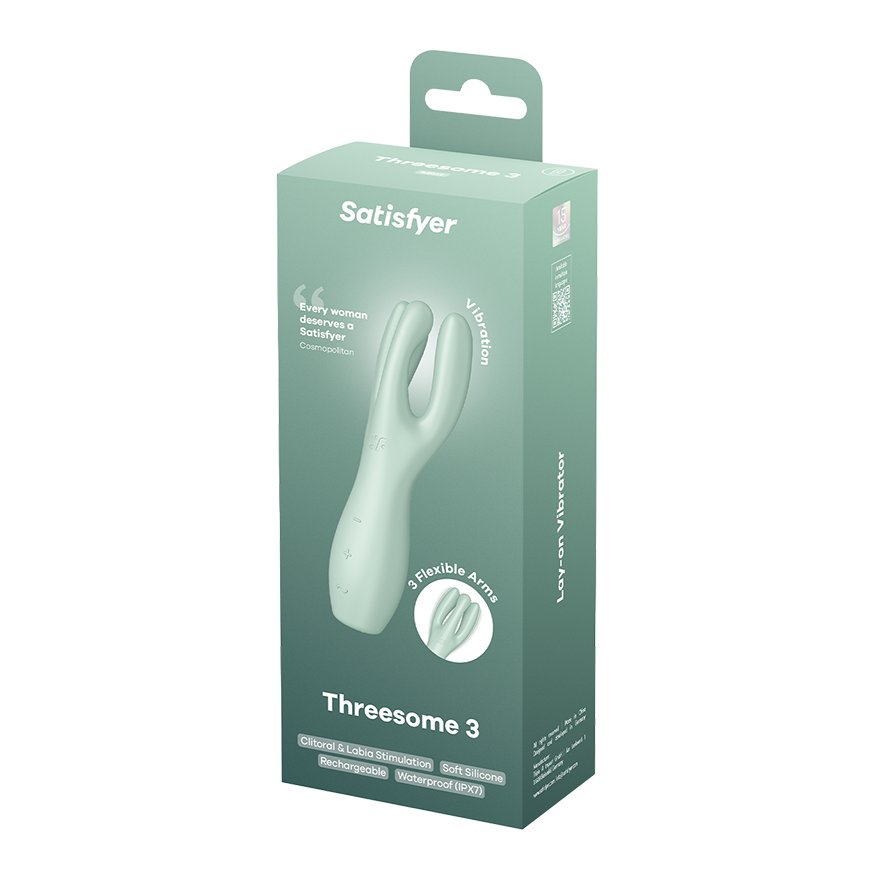Satisfyer Threesome 3 Three-Arm Lay-On Vibrator