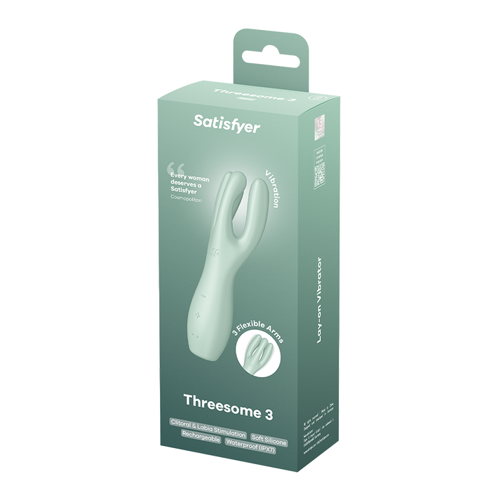 Satisfyer Threesome 3 Three-Arm Lay-On Vibrator