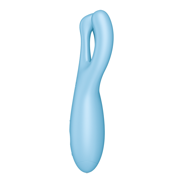 Satisfyer Threesome 4 Connect App Three-Arm Vibrator in Blue