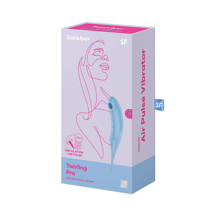 Satisfyer Twirling Pro Air Pulse and Rotating Tip Vibrator