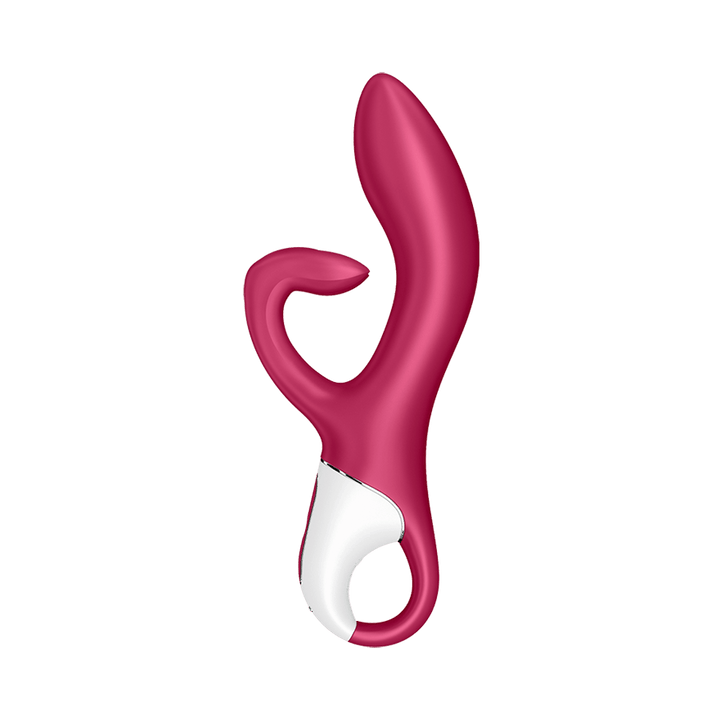 Satisfyer Embrace Me Rabbit Vibrator with Ring Handle in Berry
