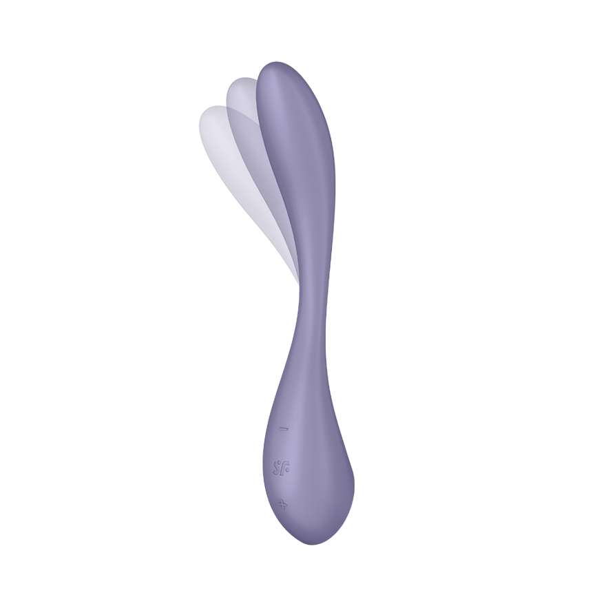 Satisfyer G-Spot Flex 5 Connect App Bendable Vibrator in Violet