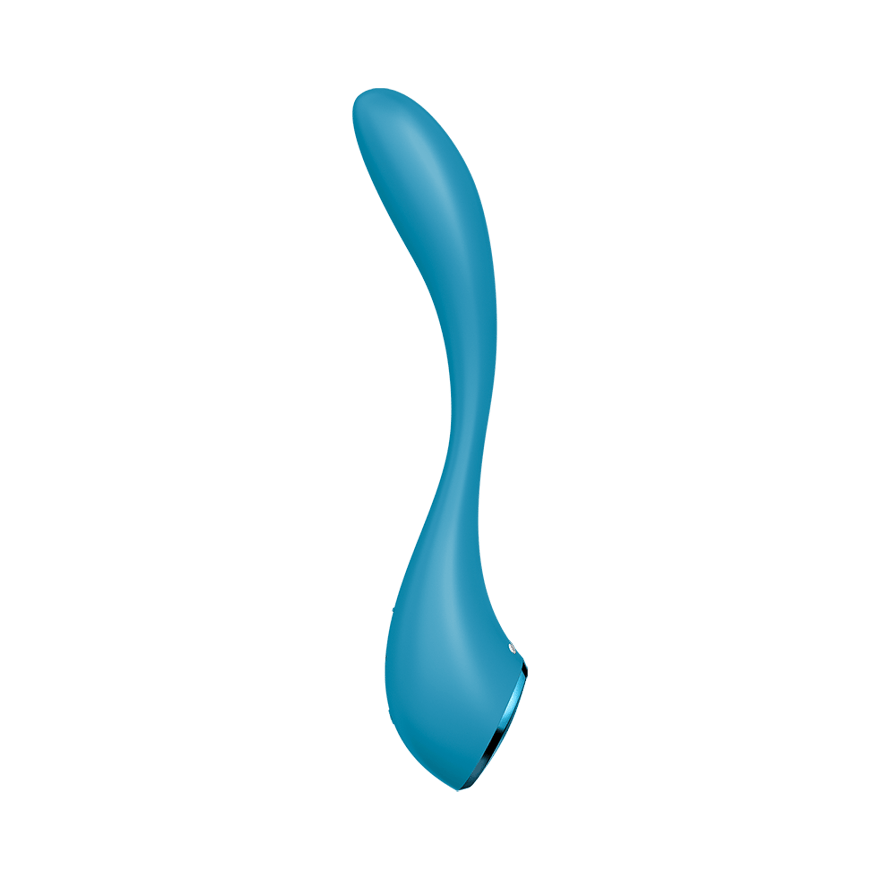 Satisfyer G-Spot Flex 5 Connect App Bendable Vibrator in Blue
