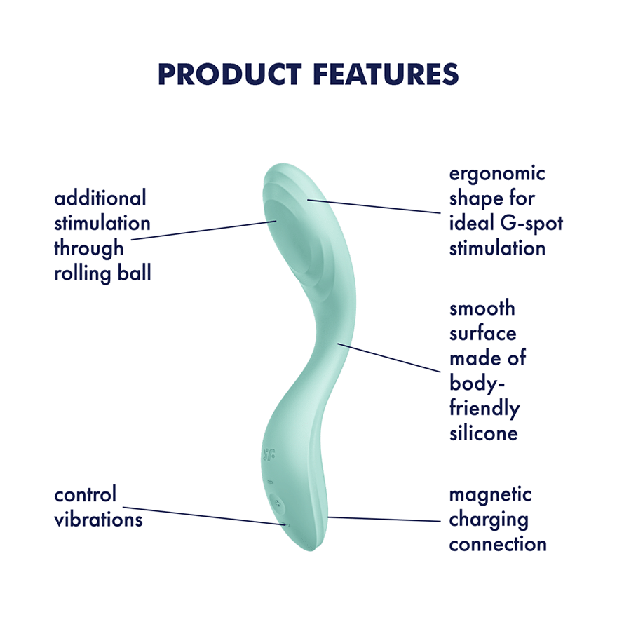 Satisfyer Rrrolling Pleasure G-Spot Vibrator with Rolling Ball