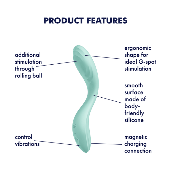 Satisfyer Rrrolling Pleasure G-Spot Vibrator with Rolling Ball
