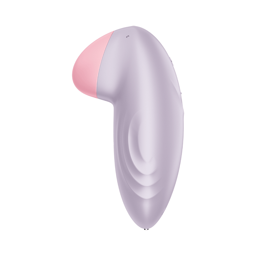 Satisfyer Tropical Tip Connect App Lay-On Clitoral Vibrator in Violet