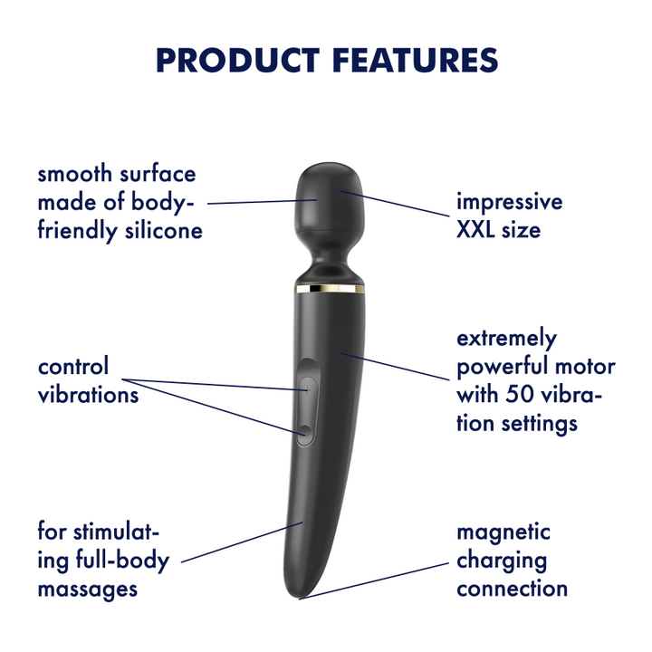 Satisfyer Wand-er Woman Rechargeable Wand Massager