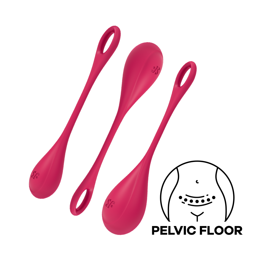 Satisfyer Yoni Power 1 Kegel Ball Training Set, 3 Pieces