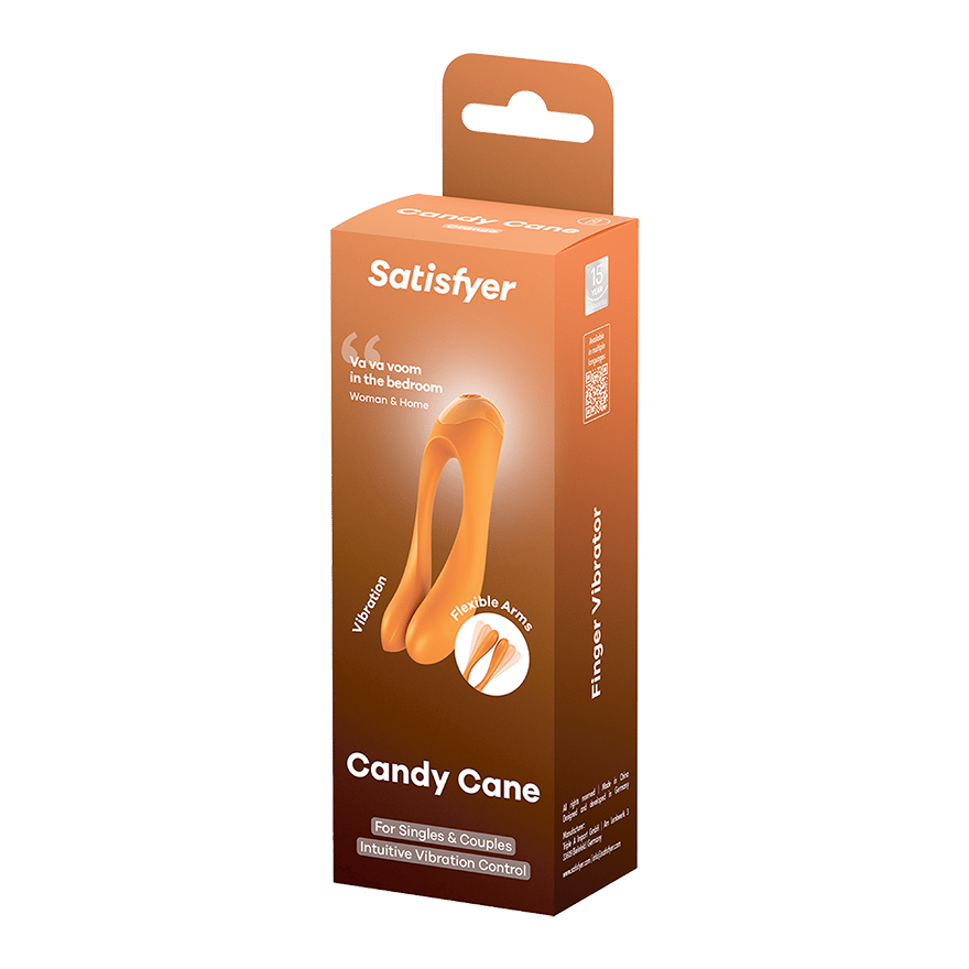 Satisfyer Candy Cane Dual-Motor Finger Vibrator