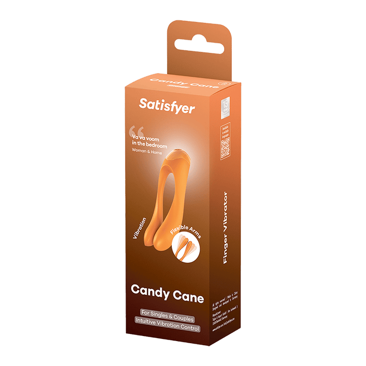 Satisfyer Candy Cane Dual-Motor Finger Vibrator