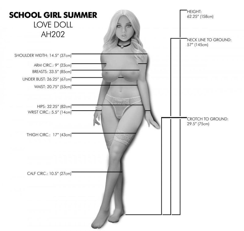 School Girl Summer Love Doll | Realistic Sex Doll - Real Love Doll - The Dildo Hub