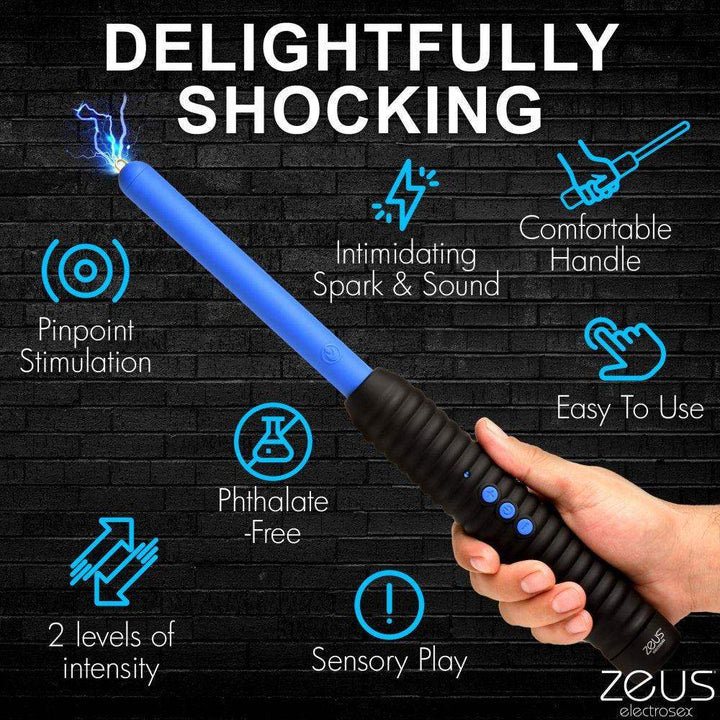 Zeus ElectroShock Rod E-Stim Zapping Wand The Dildo Hub Zeus ElectroShock Rod E-Stim Zapping Wand The Dildo Hub
