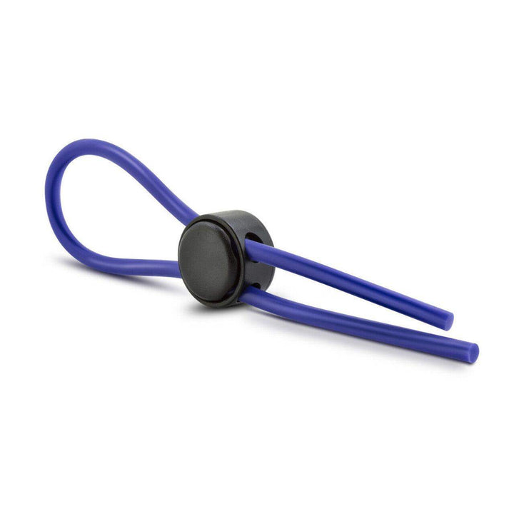 Stay Hard Silicone Loop Cock Ring in Blue