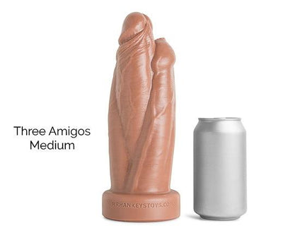 THREE AMIGOS MONSTER DILDO - FOUR SIZES | MrHankeysToys - The Dildo Hub