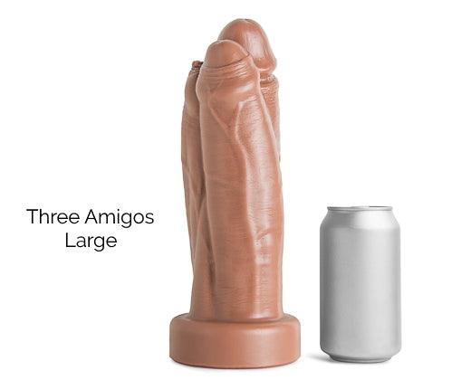 THREE AMIGOS MONSTER DILDO - FOUR SIZES | MrHankeysToys - The Dildo Hub