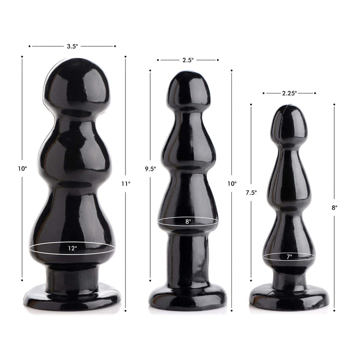 Three Bumps for your Rump Butt Plug Large