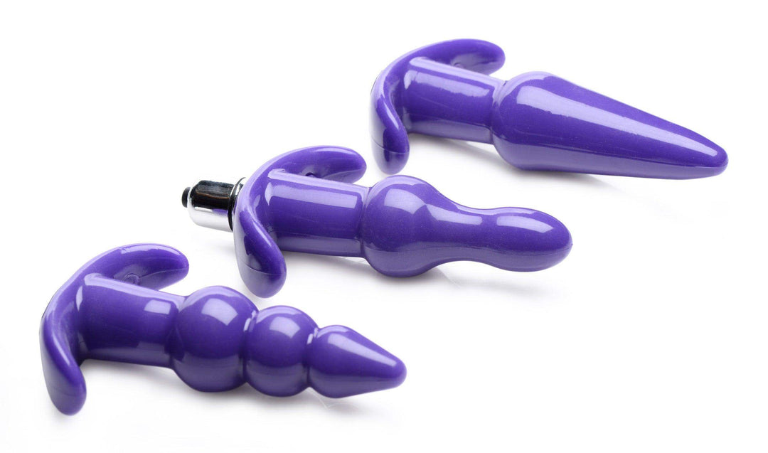Thrill Trio Anal Plug Set in Purple