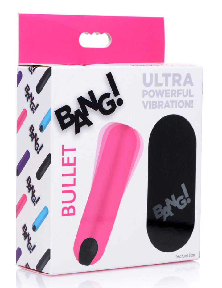 Vibrating Bullet with Remote Control in Pink