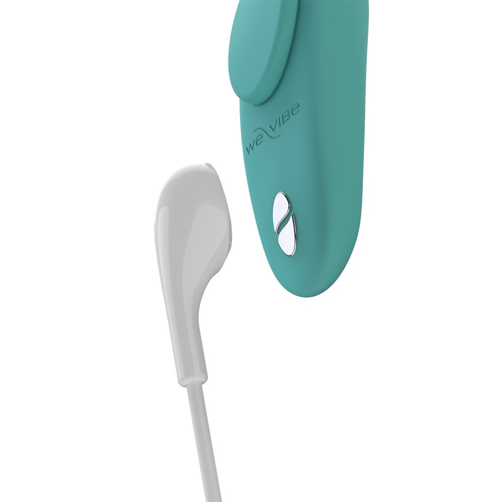 We-Vibe Moxie+ Wearable Panty Vibrator with Remote and App in Aqua