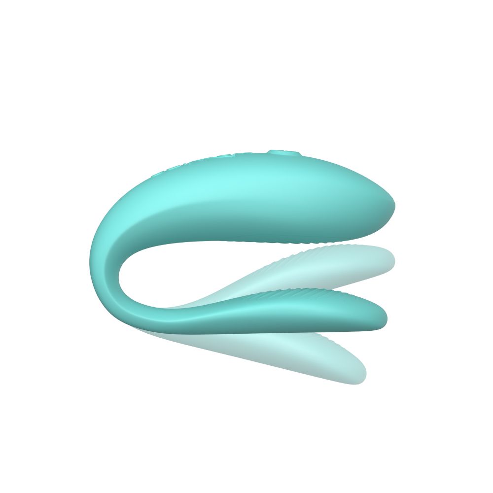 We-Vibe Sync Lite Couples Vibrator with App Control in Aqua