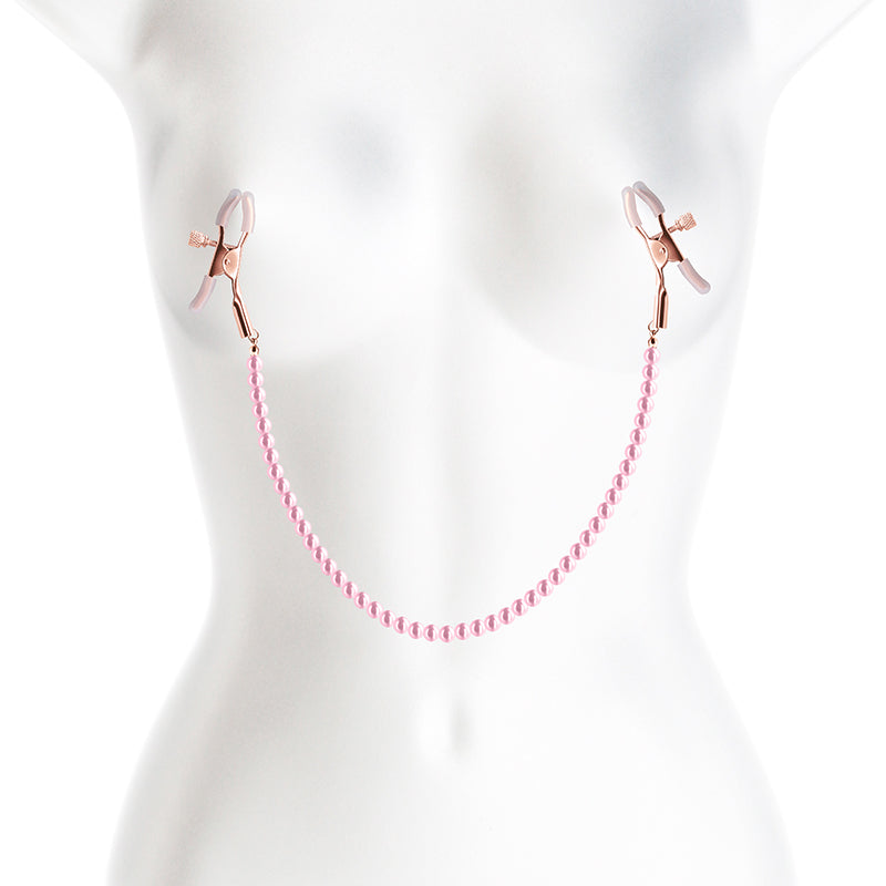 Bound Nipple Clamps DC1 Adjustable Clamps in Pink