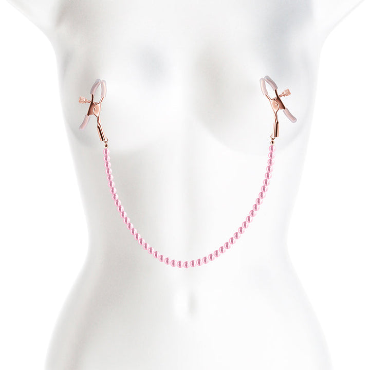 Bound Nipple Clamps DC1 Adjustable Clamps in Pink