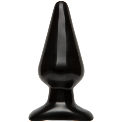 Classic Butt Plug Smooth - Large - Black  from thedildohub.com