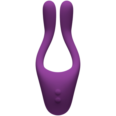 Tryst Multi Erogenous Zone Silicone Massager - Purple  from thedildohub.com