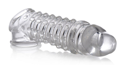 1.5 Inch Penis Enhancer Sleeve - Clear - The Dildo Hub