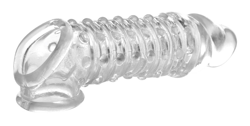 1.5 Inch Penis Enhancer Sleeve - Clear - The Dildo Hub