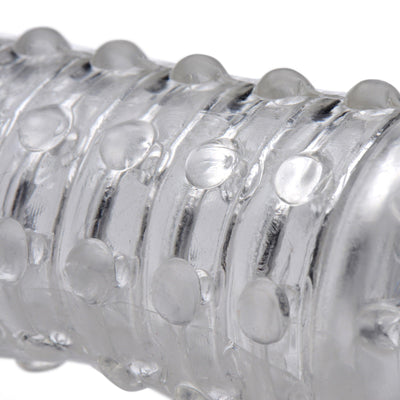 1.5 Inch Penis Enhancer Sleeve - Clear - The Dildo Hub