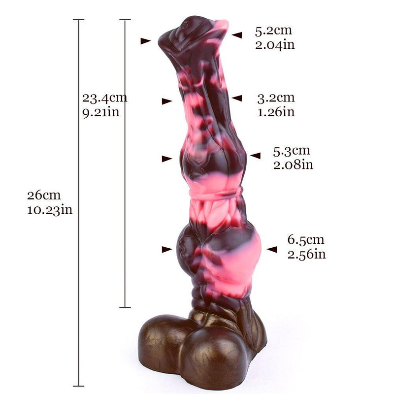 🥇 10.23 Inch Banger | Horse Dildo - Animal Dildo - Monster Dildo - The Dildo Hub