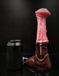 Custom Draft Horse Fantasy Dildo in Platinum Silicone