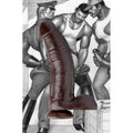 Tom of Finland Break Time 10.5 Inch Realistic Dildo w/ Suction Cup & Balls