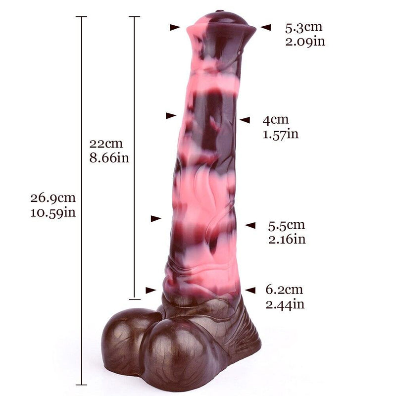 🔥 10.59 Inch Blazer | Horse Dildo - Animal Dildo - Mustang Dildo - The Dildo Hub