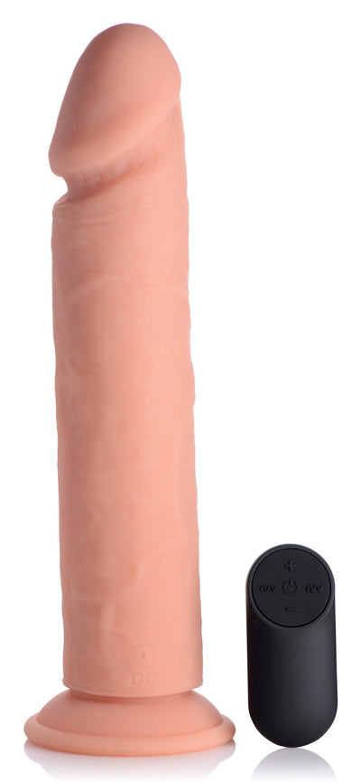 10 Inch Big Shot | Large Vibrating Dildo - Remote Control Dildo - Huge Vibrating Dildo - The Dildo Hub