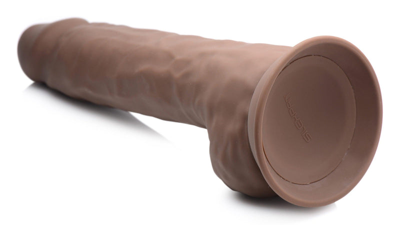 10 Inch Dark Dong | Big Realistic Dildo - Lifelike Dildo - Large Realistic Dildo - The Dildo Hub