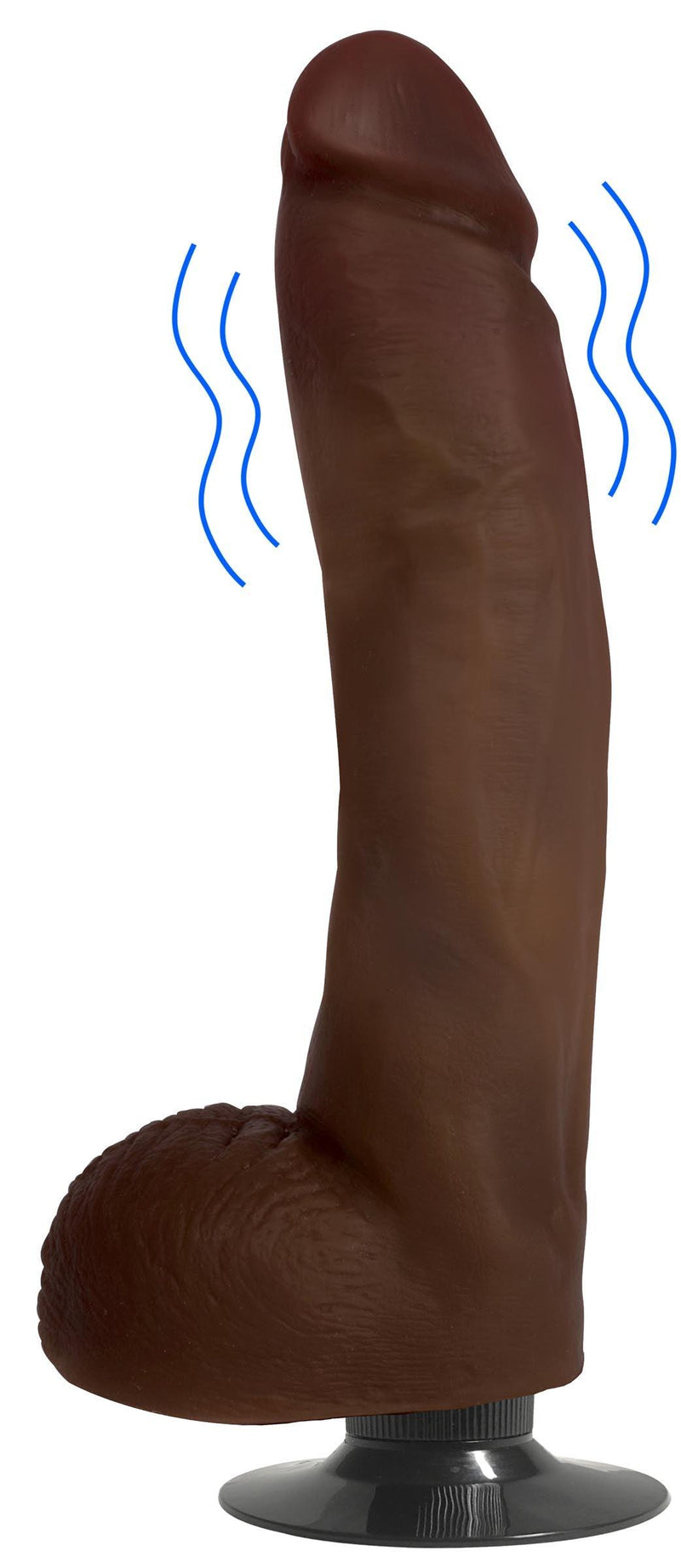 10 Inch Dark Jock | Huge Realistic Vibrating Dildo - The Dildo Hub