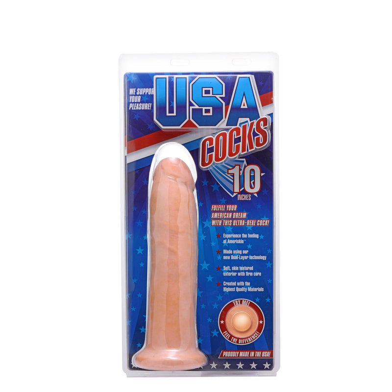 10 Inch Dong | Dual Layer Realistic Dildo - Huge Realistic Dildo - Large Realistic Dildo - The Dildo Hub