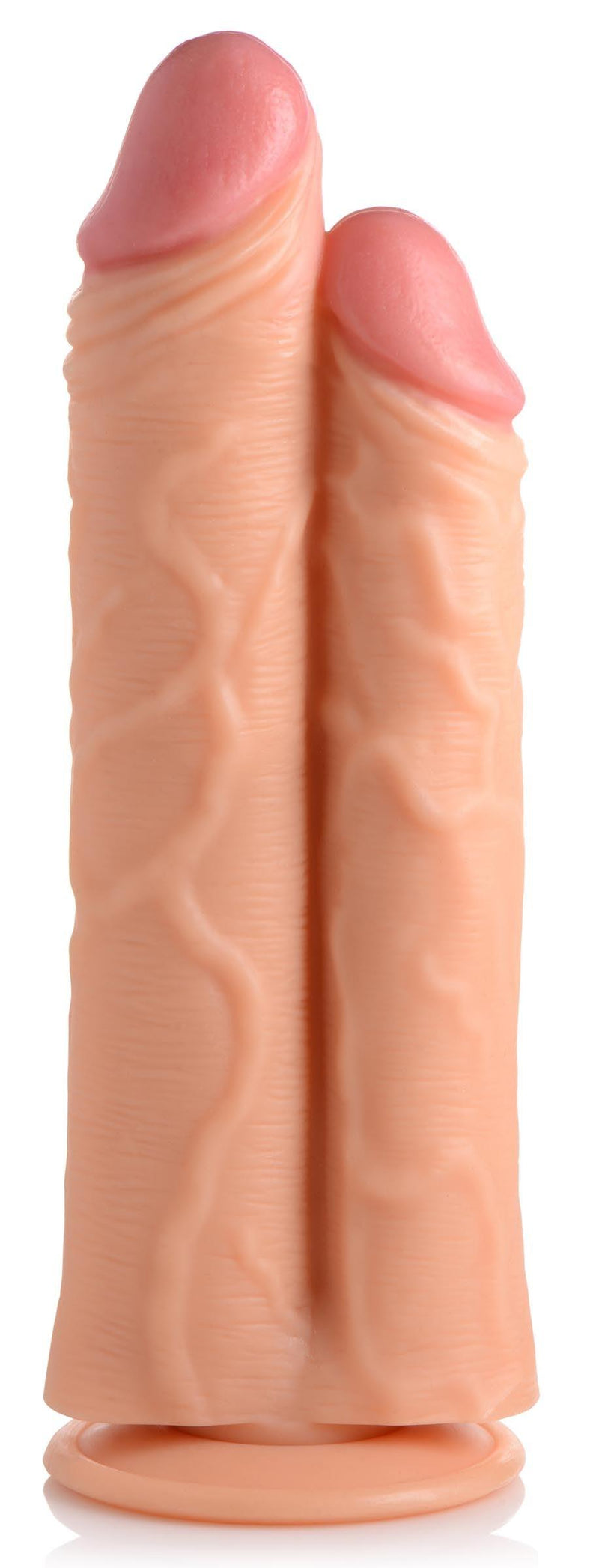 10 Inch Flesh Double Stuffer | Large Realistic Dildo - Huge Realistic Dildo - Extreme Dildo - The Dildo Hub