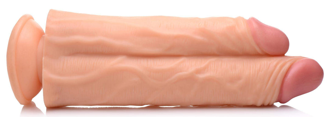 10 Inch Flesh Double Stuffer | Large Realistic Dildo - Huge Realistic Dildo - Extreme Dildo - The Dildo Hub