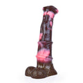 Highlander 10 Inch Silicone Horse Dildo w/ Flared Head
