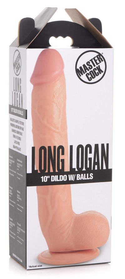 10 Inch Light Long Logan | Realistic Dildo - Lifelike Dildo - Large Realistic Dildo - The Dildo Hub