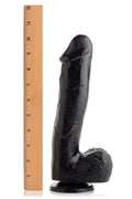 10 Inch Mighty Midnight | Large Realistic Dildo - Huge Realistic Dildo - Giant Realistic Dildo