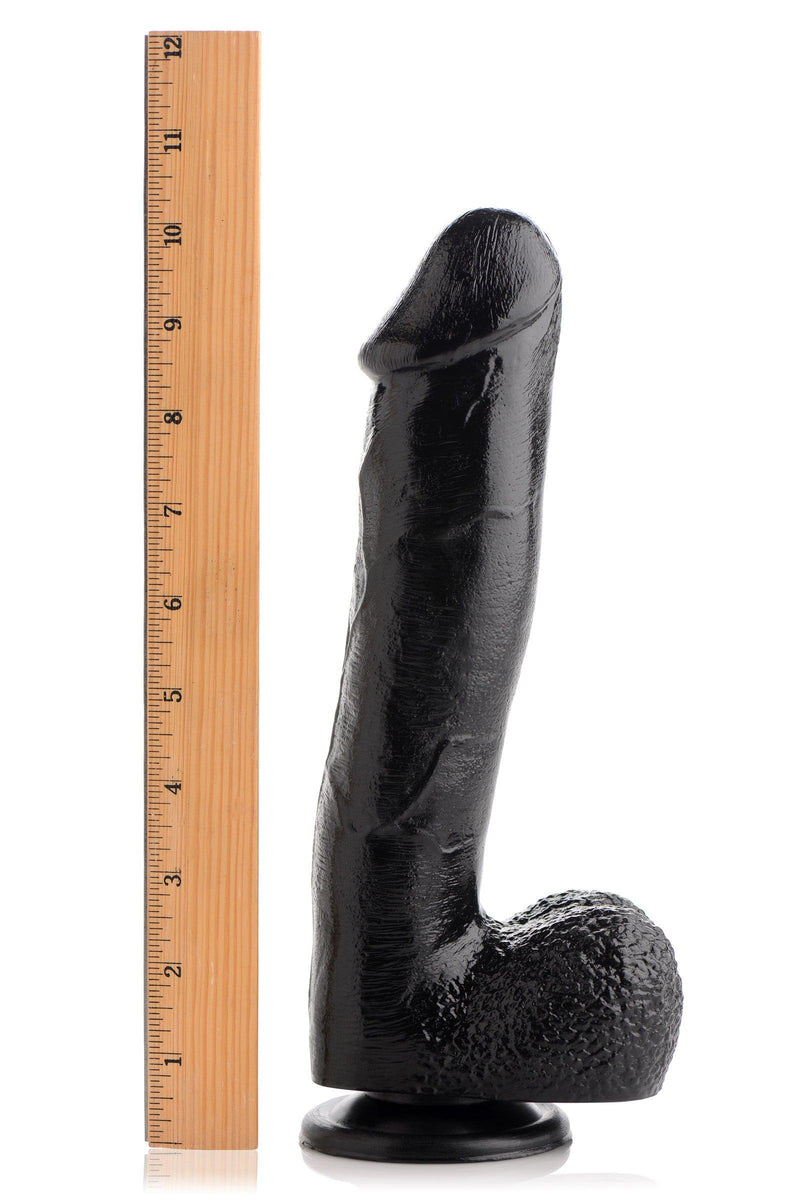 10 Inch Mighty Midnight | Large Realistic Dildo - Huge Realistic Dildo - Giant Realistic Dildo - The Dildo Hub